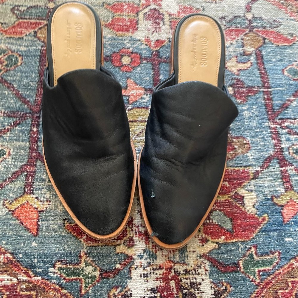 Soludos Venetian Mule in black